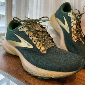 Brooks Launch 7 Eden Gold Run Lucky Green